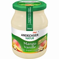 Jogurt mango-wanilia 3,7% tł. BIO 500 g
