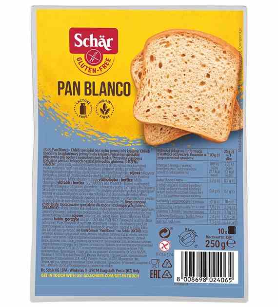Pan Blanco- chleb biały BEZGL. 250 g