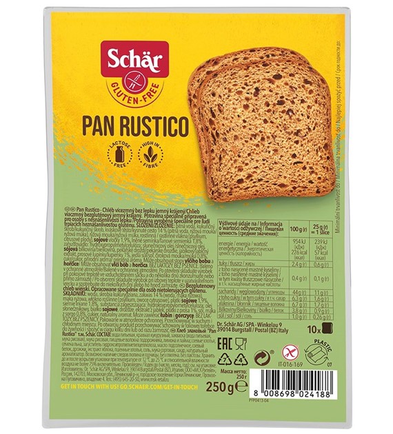 Pan Rustico- chleb wiejski BEZGL. 250 g