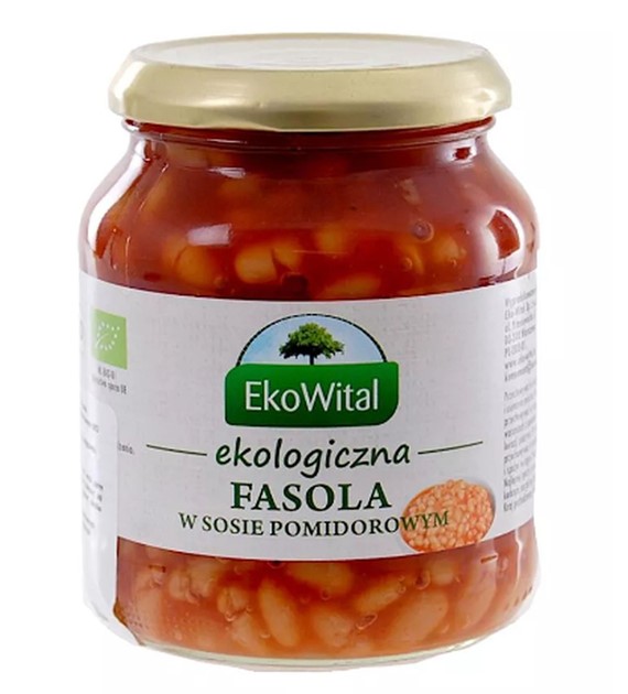 Fasola biała w sosie pomidorowym BIO 360 g