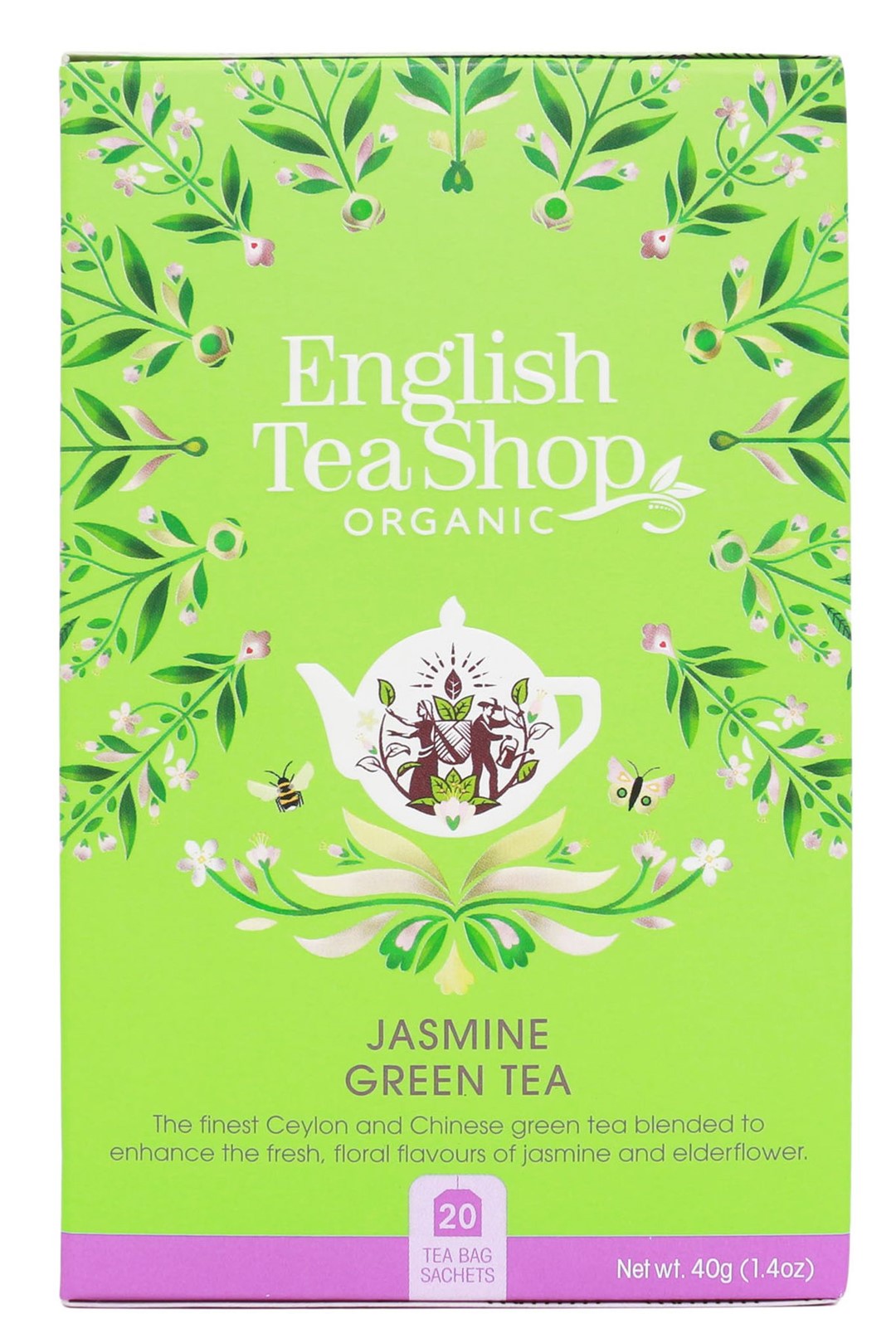 Herbata zielona jaśminowa (20x2) BIO 40 g