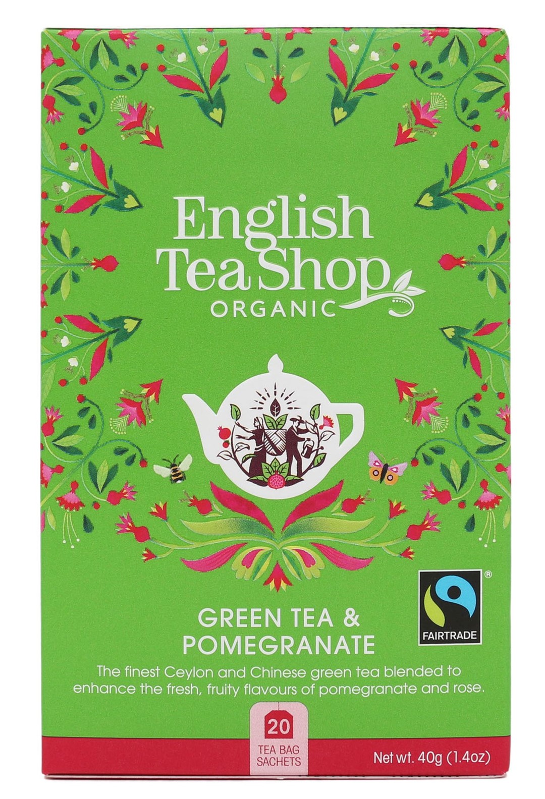 Herbata zielona z granatem (20x2) BIO 40 g