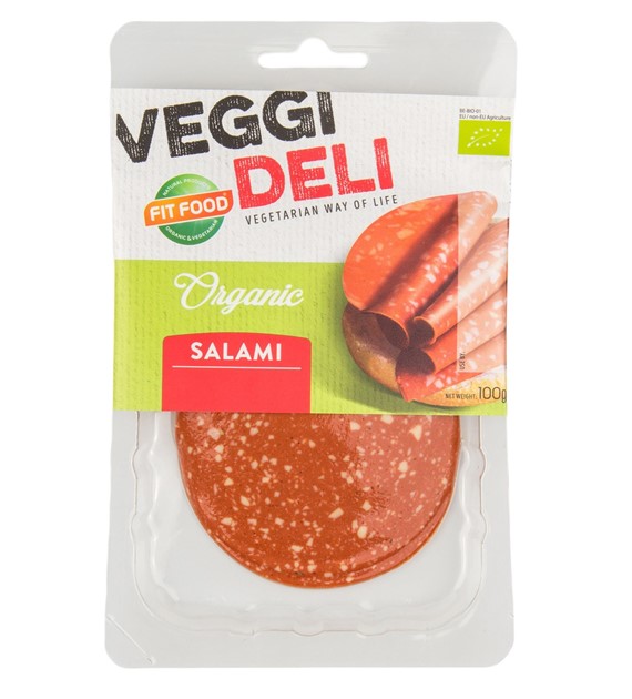 Wegetariańska alternatywa salami w plastrach BIO 100 g