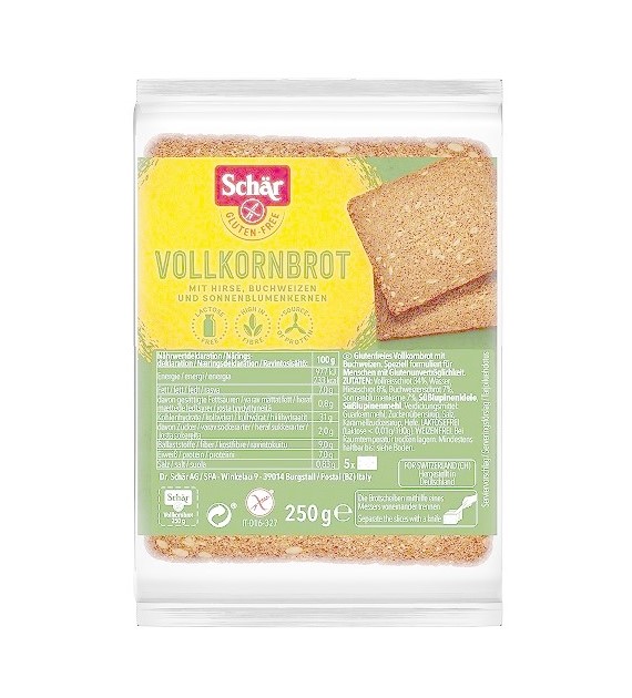 Volkornbrot- chleb razowy z gryką BEZGL. 250 g