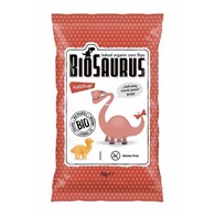 Chrupki kukurydziane Dinozaury o smaku ketchupowym BEZGL. BIO 50 g