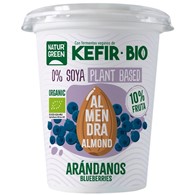 Biogurt- wegańska, fermentowana alternatywa kefiru z migdałów z jagodami BIO 400 g