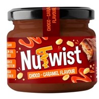 Nutwist - Krem orzechowy o smaku batonika czekoladowo-karmelowego z kawałkami prażonych orzeszków ziemnych 250g