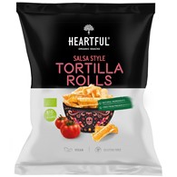 Chipsy tortilla rolls salsa style BEZGL. BIO 125 g