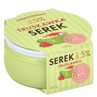 Serek Truskawka  3,5% BIO 180 g