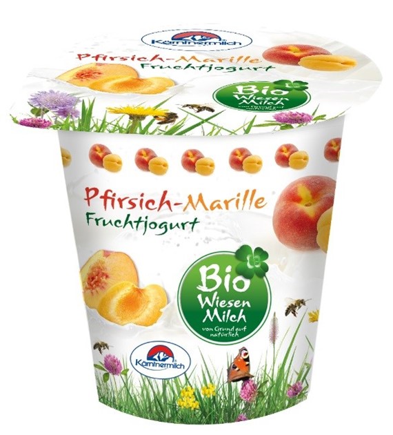 Jogurt morelowo-brzoskwiniowy z mleka siennego BIO 150 g