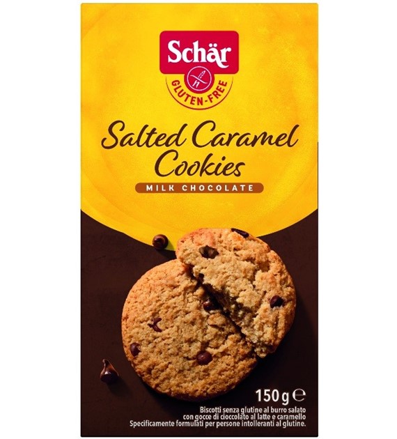 Salted caramel cookies- ciastka ze słonym karmelem BEZGL. 150 g