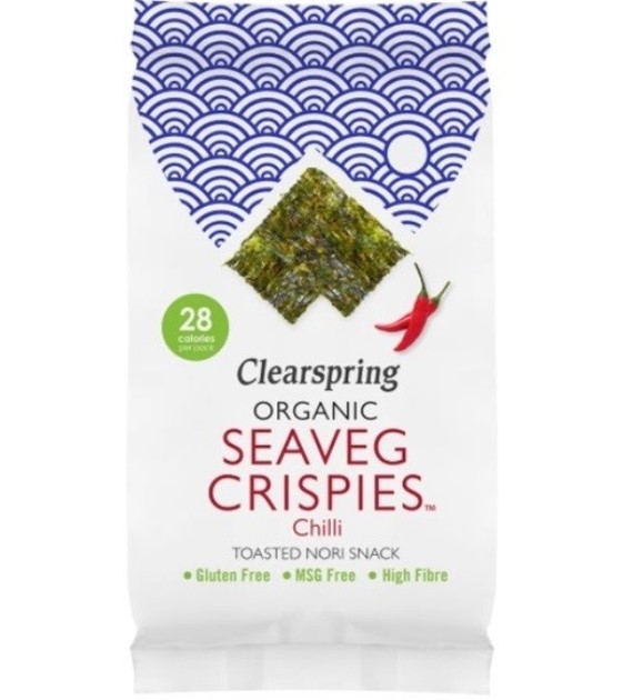 Chipsy z alg morskich o smaku chili Seaveg BEZGL. BIO 4 g