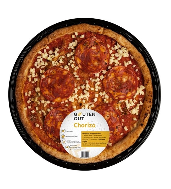 Pizza chorizo bezglutenowa 330 g średnica 31 cm
