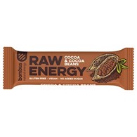 Baton RAW ENERGY z ziarnami kakaowca BEZGL. 50 g